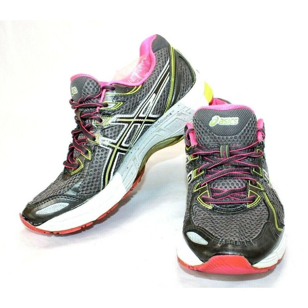 Asics Womens Size 8 Gel Duo Max Running Shoes GT-2170 Gray Pink